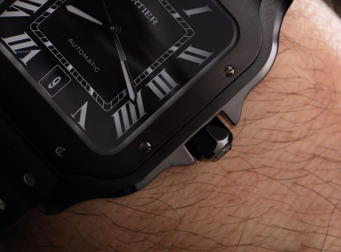Cartier Santos Black